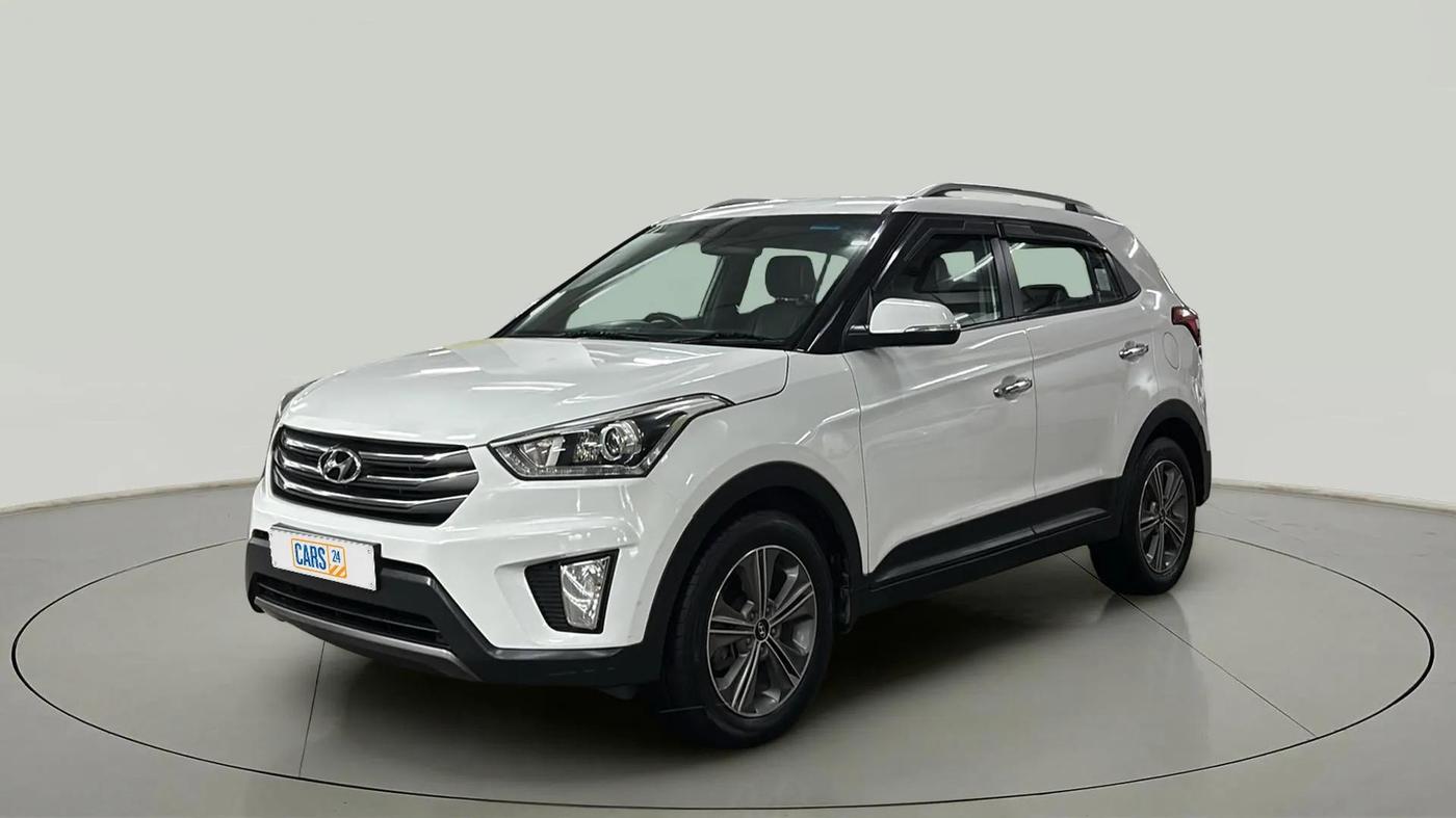 2016 Hyundai Creta SX PLUS AT 1.6 PETROL, Petrol, Automatic, 49,525 km, Left Front Diagonal