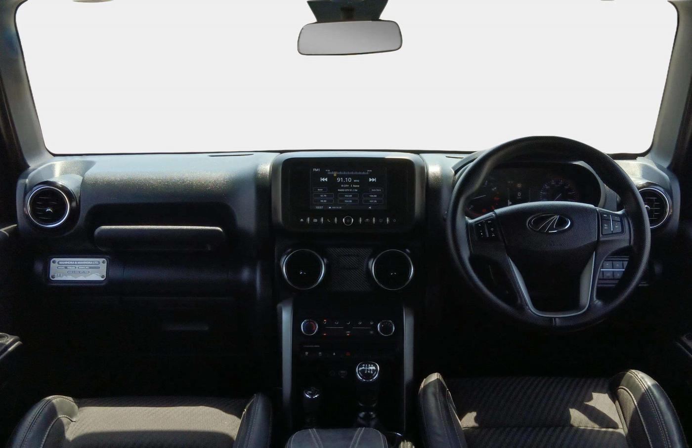 2022 Mahindra Thar LX HT PETROL 4WD MT, Petrol, Manual, 62,758 km, Dashboard