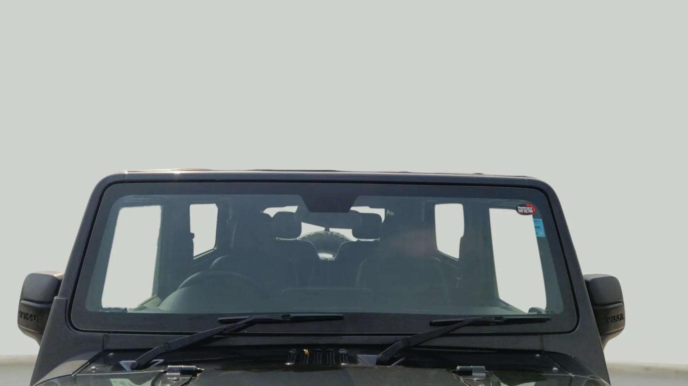 2022 Mahindra Thar LX HT PETROL 4WD MT, Petrol, Manual, 62,758 km, Front Windshield