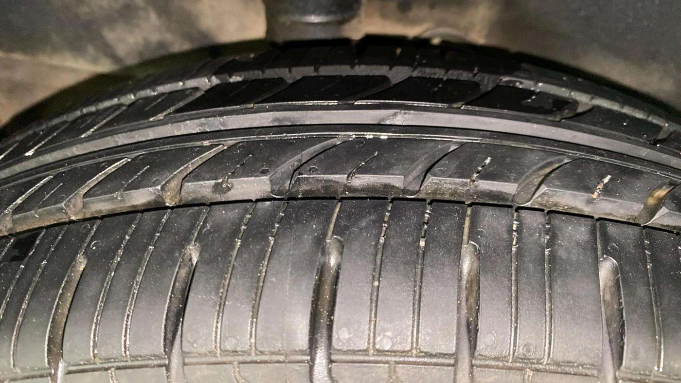 2013 Nissan Micra Active XV, Petrol, Manual, 75,310 km, Right Rear Tyre Tread