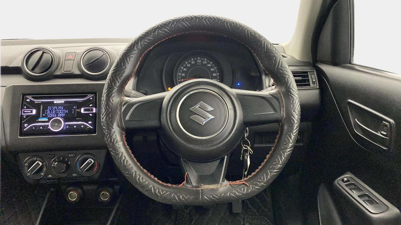 2020 Maruti Swift LXI, Petrol, Manual, 66,782 km, Steering Wheel Close Up