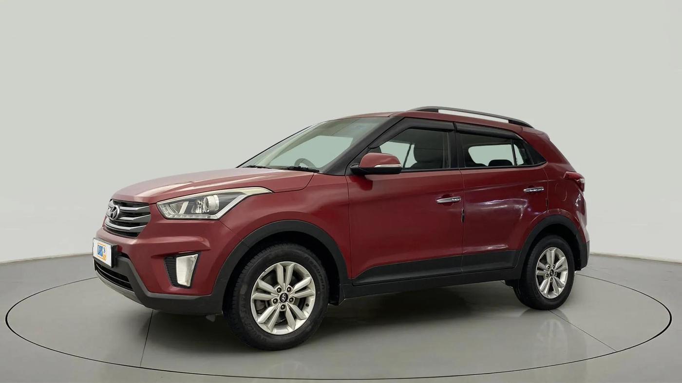 2016 Hyundai Creta SX PLUS 1.6 PETROL, Petrol, Manual, 49,301 km, Left Front Diagonal