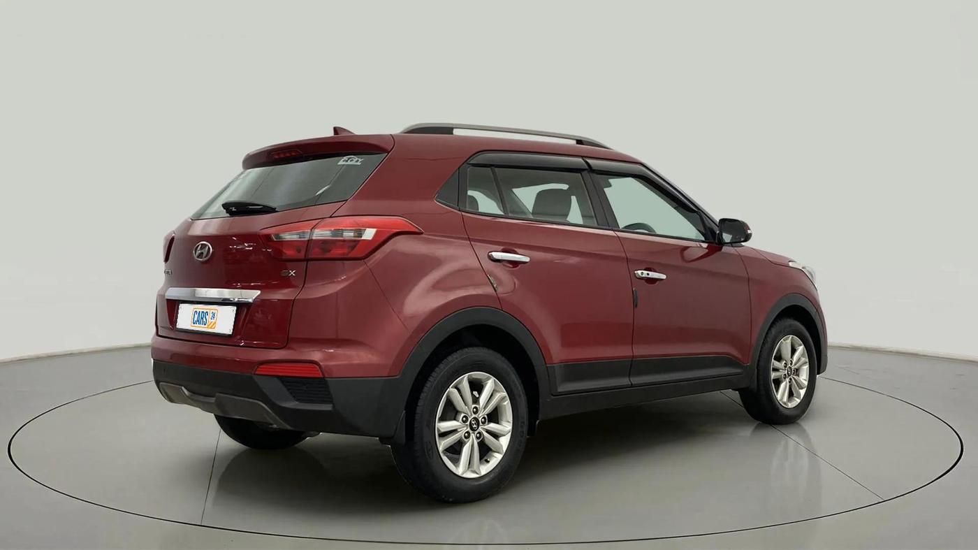 2016 Hyundai Creta SX PLUS 1.6 PETROL, Petrol, Manual, 49,301 km, Right Back Diagonal