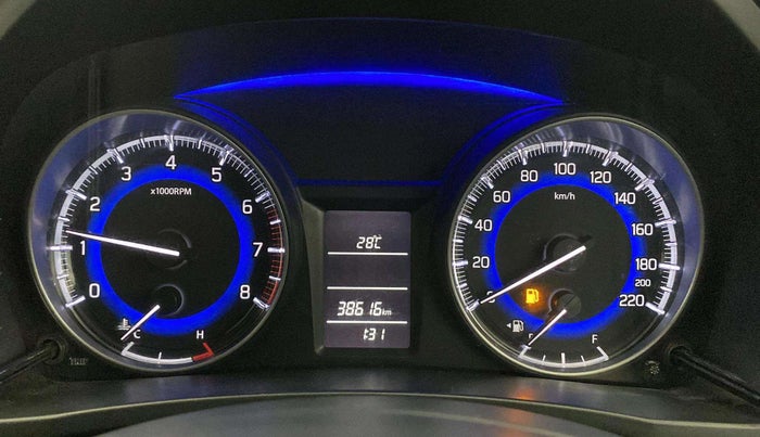2020 Maruti Baleno DELTA PETROL 1.2, Petrol, Manual, 38,656 km, Odometer Image