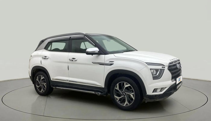 2021 Hyundai Creta E 1.5 PETROL, Petrol, Manual, 13,891 km, Right Front Diagonal