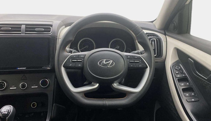 2021 Hyundai Creta E 1.5 PETROL, Petrol, Manual, 13,891 km, Steering Wheel Close Up