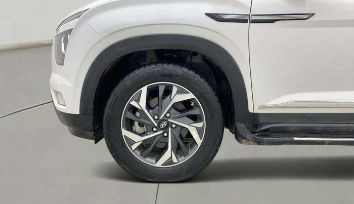 2021 Hyundai Creta E 1.5 PETROL, Petrol, Manual, 13,891 km, Left Front Wheel