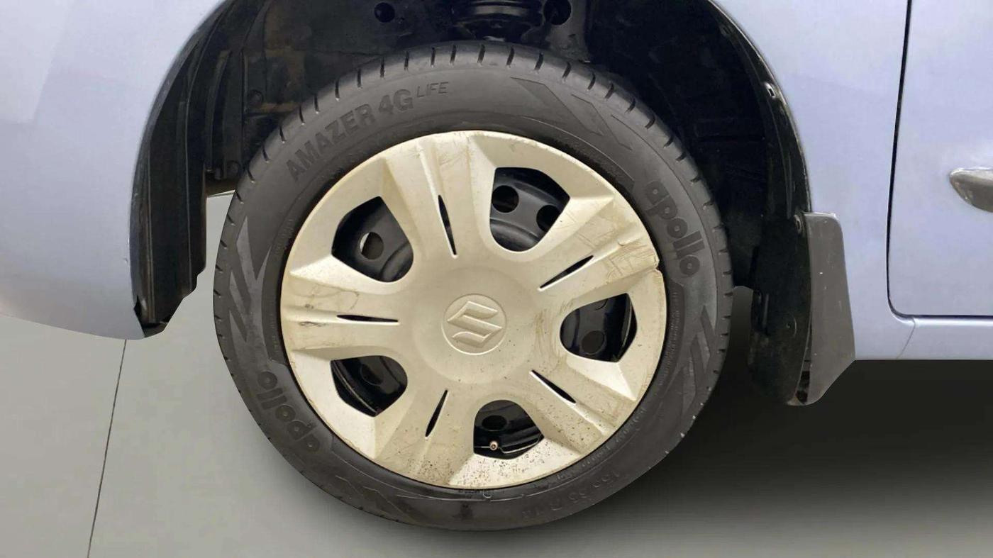 2015 Maruti Wagon R 1.0 VXI, Petrol, Manual, 87,417 km, Left Front Wheel
