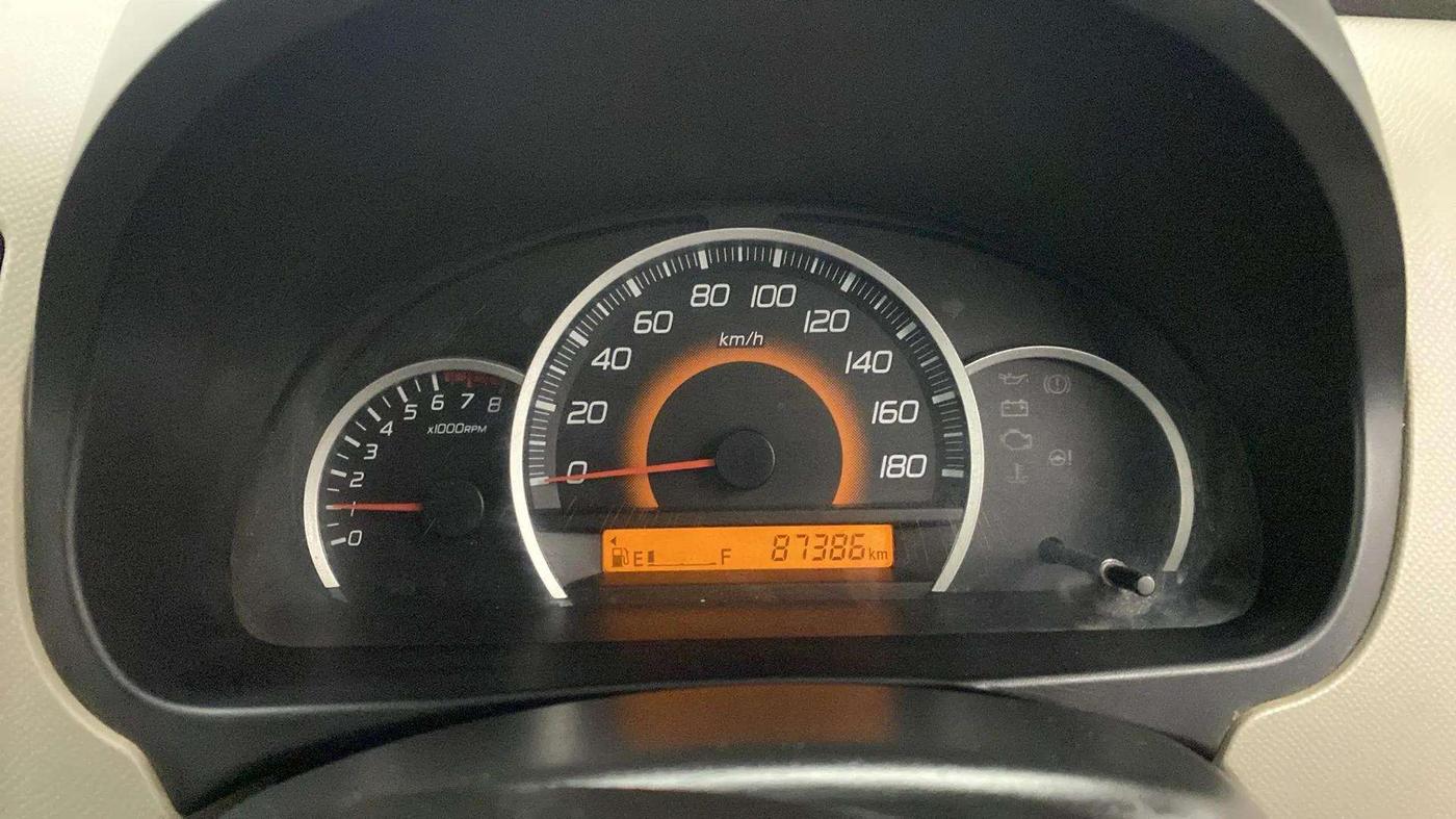 2015 Maruti Wagon R 1.0 VXI, Petrol, Manual, 87,417 km, Odometer Image