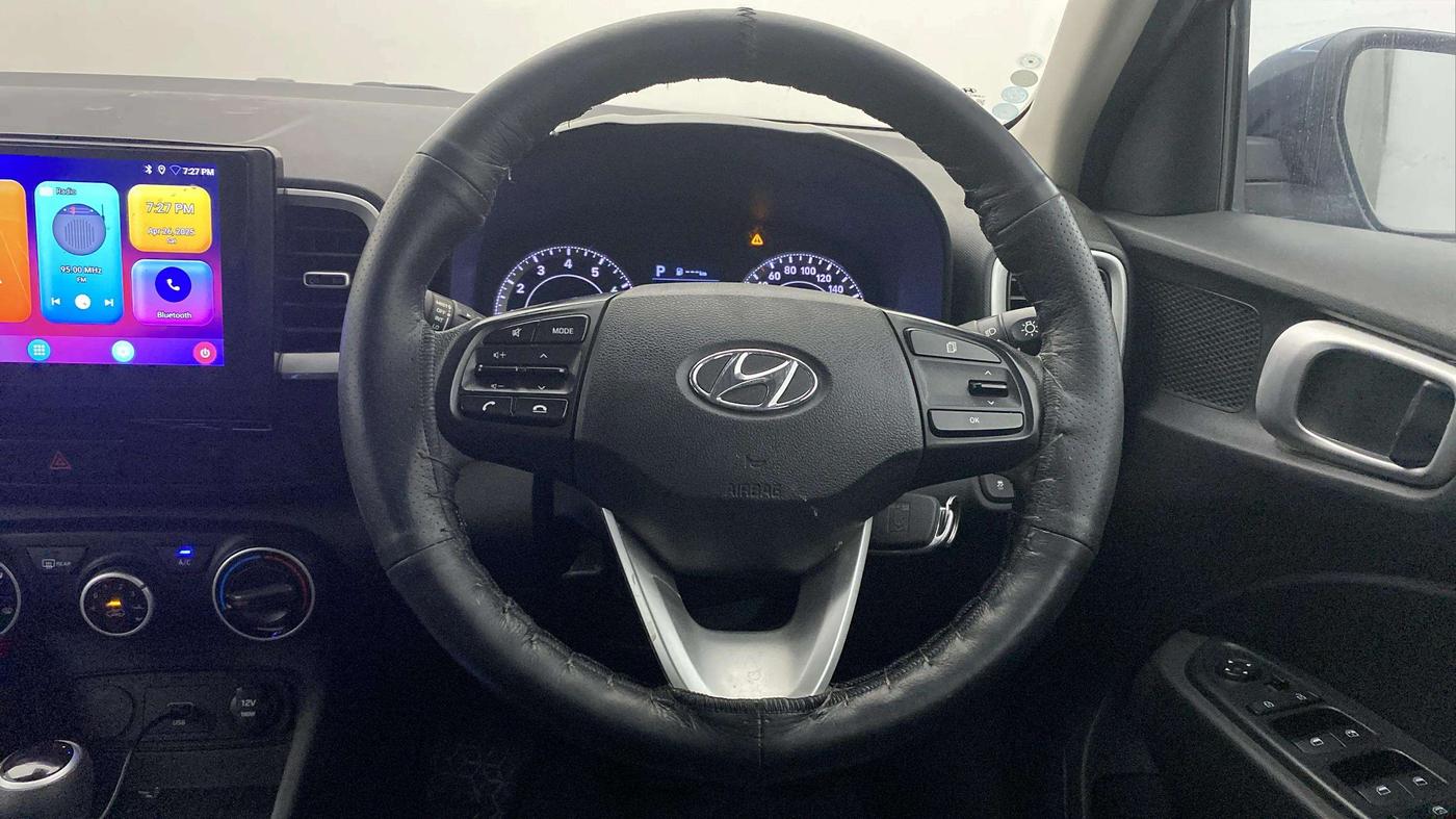 2020 Hyundai VENUE S 1.0 TURBO DCT, Petrol, Automatic, 25,505 km, Steering Wheel Close Up