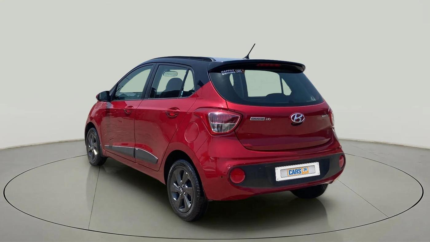 2018 Hyundai Grand i10 SPORTZ 1.2 KAPPA VTVT DUAL TONE, Petrol, Manual, 12,247 km, Left Back Diagonal
