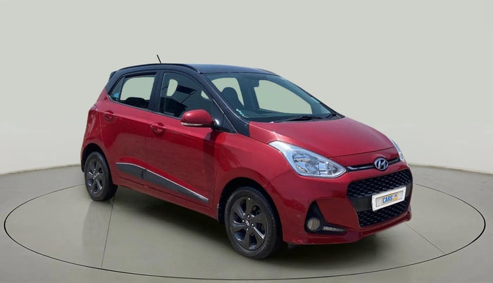 2018 Hyundai Grand i10 SPORTZ 1.2 KAPPA VTVT DUAL TONE, Petrol, Manual, 12,196 km, Right Front Diagonal