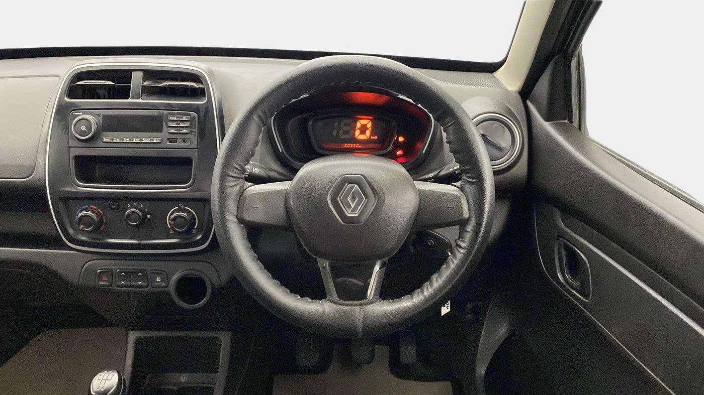 2018 Renault Kwid RXL, Petrol, Manual, 30,595 km, Steering Wheel Close Up