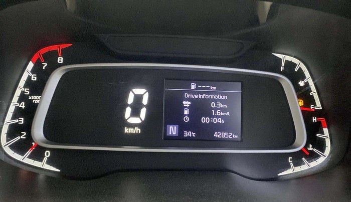 2022 KIA SONET HTX ANNIVERSARY EDITION 1.0 IMT, Petrol, Manual, 42,852 km, Odometer Image