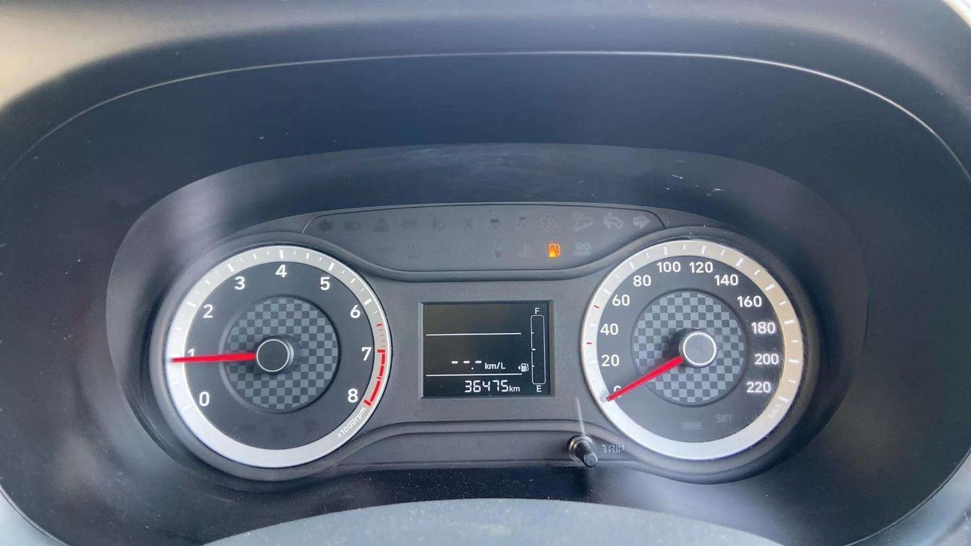 2021 Hyundai AURA S 1.2, Petrol, Manual, 36,467 km, Odometer Image