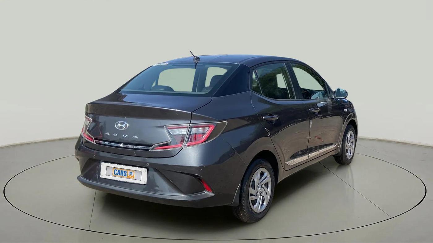 2021 Hyundai AURA S 1.2, Petrol, Manual, 36,467 km, Right Back Diagonal