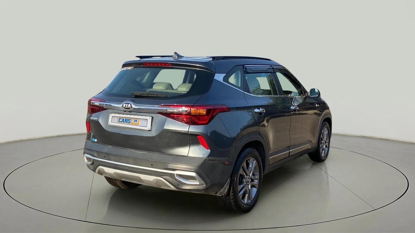 2020 KIA SELTOS HTX IVT 1.5 PETROL, Petrol, Automatic, 21,261 km, Right Back Diagonal