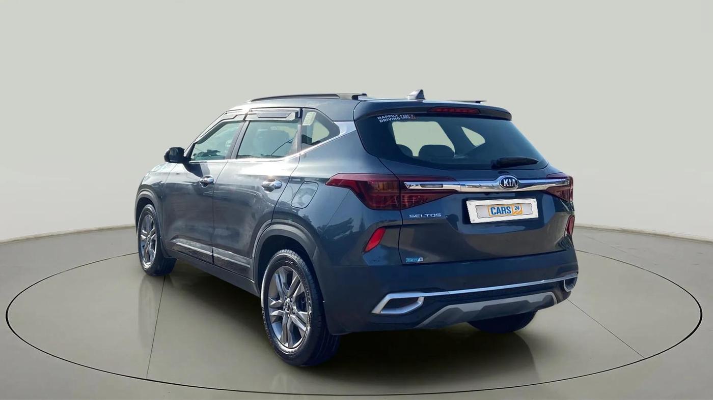 2020 KIA SELTOS HTX IVT 1.5 PETROL, Petrol, Automatic, 21,261 km, Left Back Diagonal