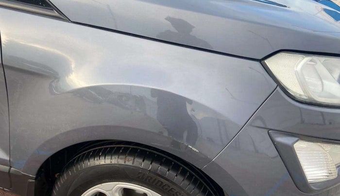 2018 Ford Ecosport TITANIUM + 1.5L PETROL AT, Petrol, Automatic, 67,285 km, Right fender - Minor scratches