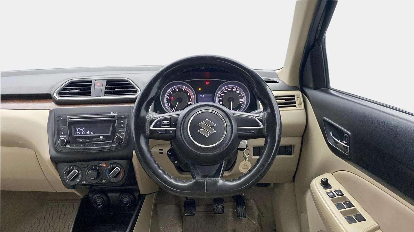 2019 Maruti Dzire VXI, Petrol, Manual, 72,513 km, Steering Wheel Close Up