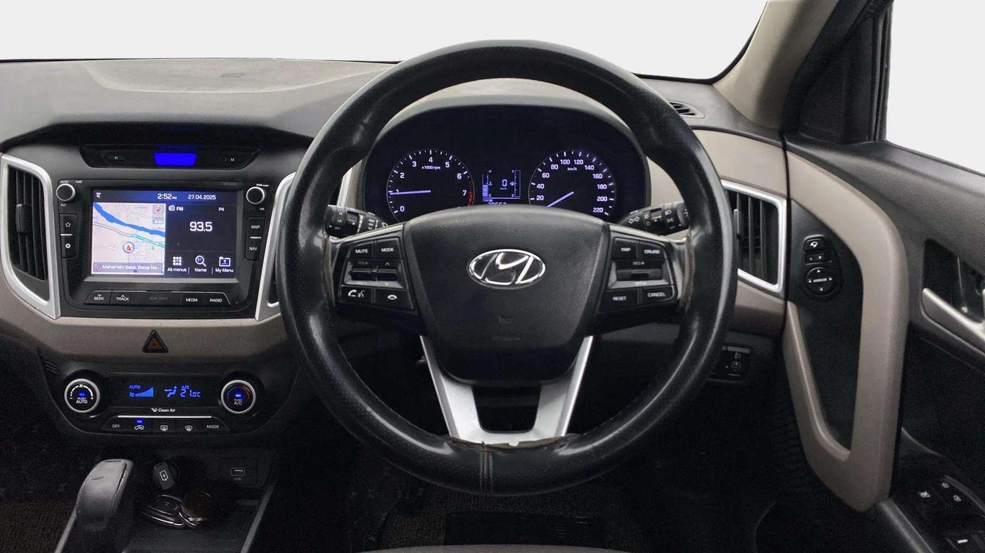 2018 Hyundai Creta SX AT 1.6 PETROL, Petrol, Automatic, 79,945 km, Steering Wheel Close Up