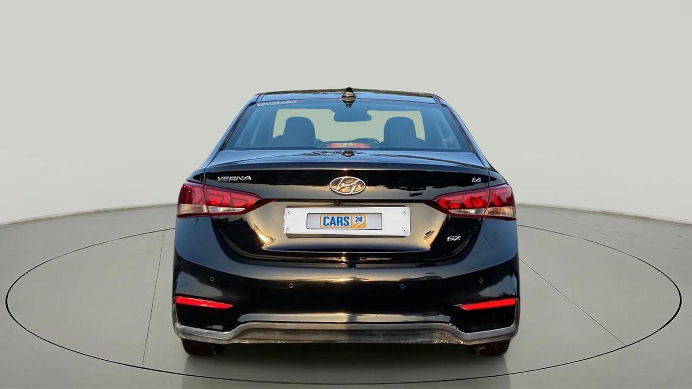 2019 Hyundai Verna 1.6 VTVT SX, Petrol, Manual, 56,230 km, Back/Rear