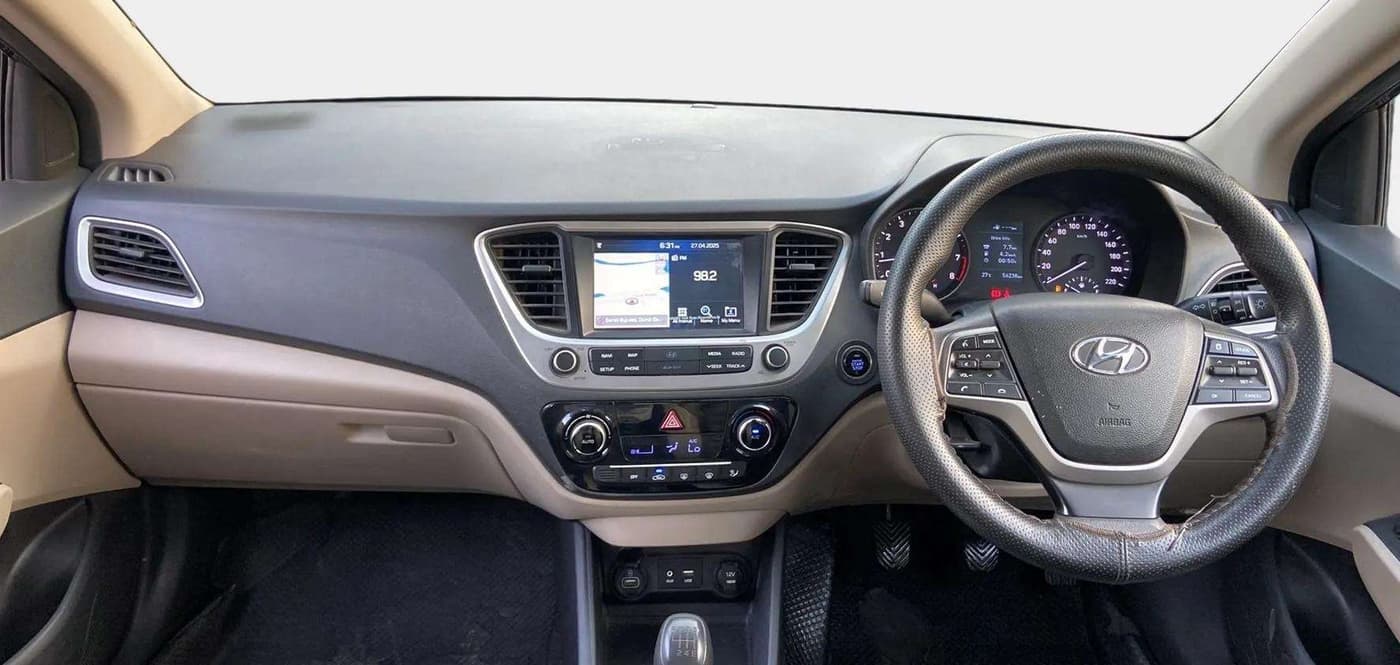 2019 Hyundai Verna 1.6 VTVT SX, Petrol, Manual, 56,230 km, Dashboard