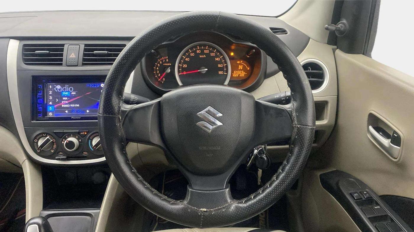 2016 Maruti Celerio VXI AMT, Petrol, Automatic, 64,321 km, Steering Wheel Close Up