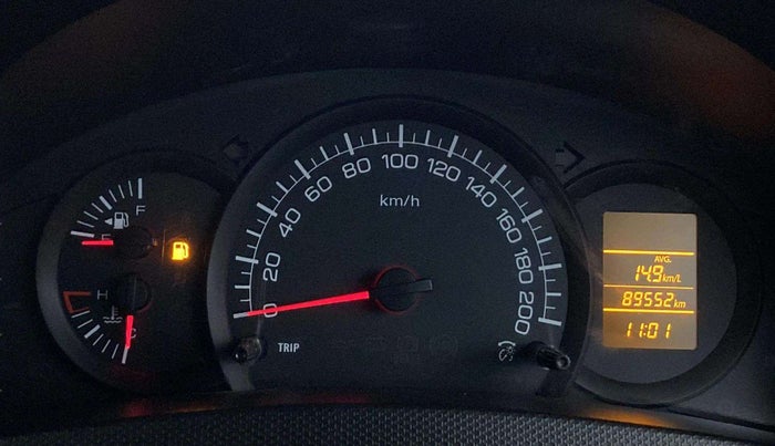 2015 Maruti Swift LXI (O), CNG, Manual, 89,496 km, Odometer Image