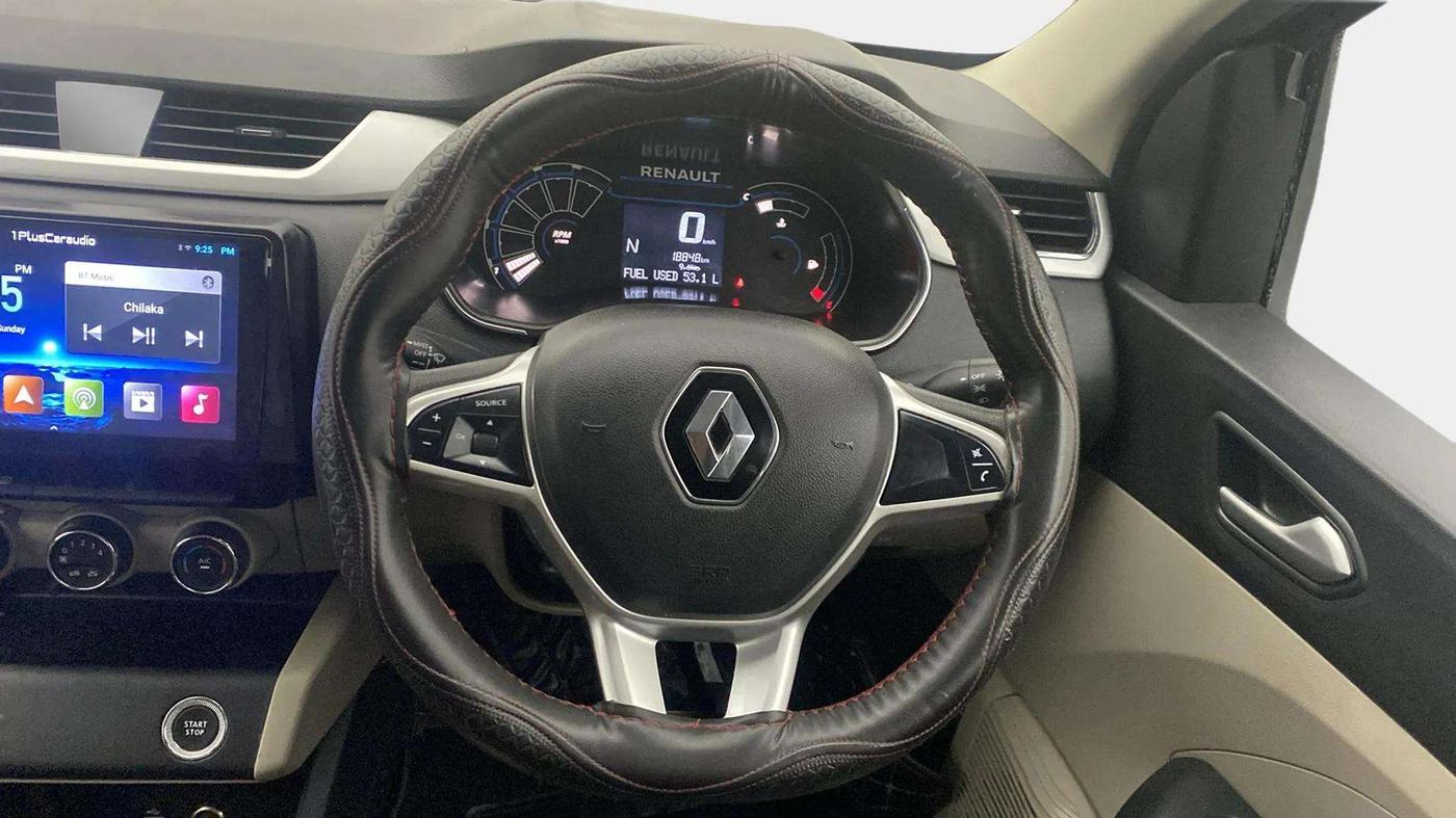 2022 Renault TRIBER RXZ AMT, Petrol, Automatic, 18,838 km, Steering Wheel Close Up