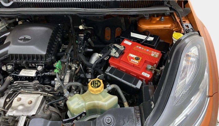 2019 Tata NEXON XZA PLUS PETROL DUAL TONE, Petrol, Automatic, 78,517 km, Engine View - Left