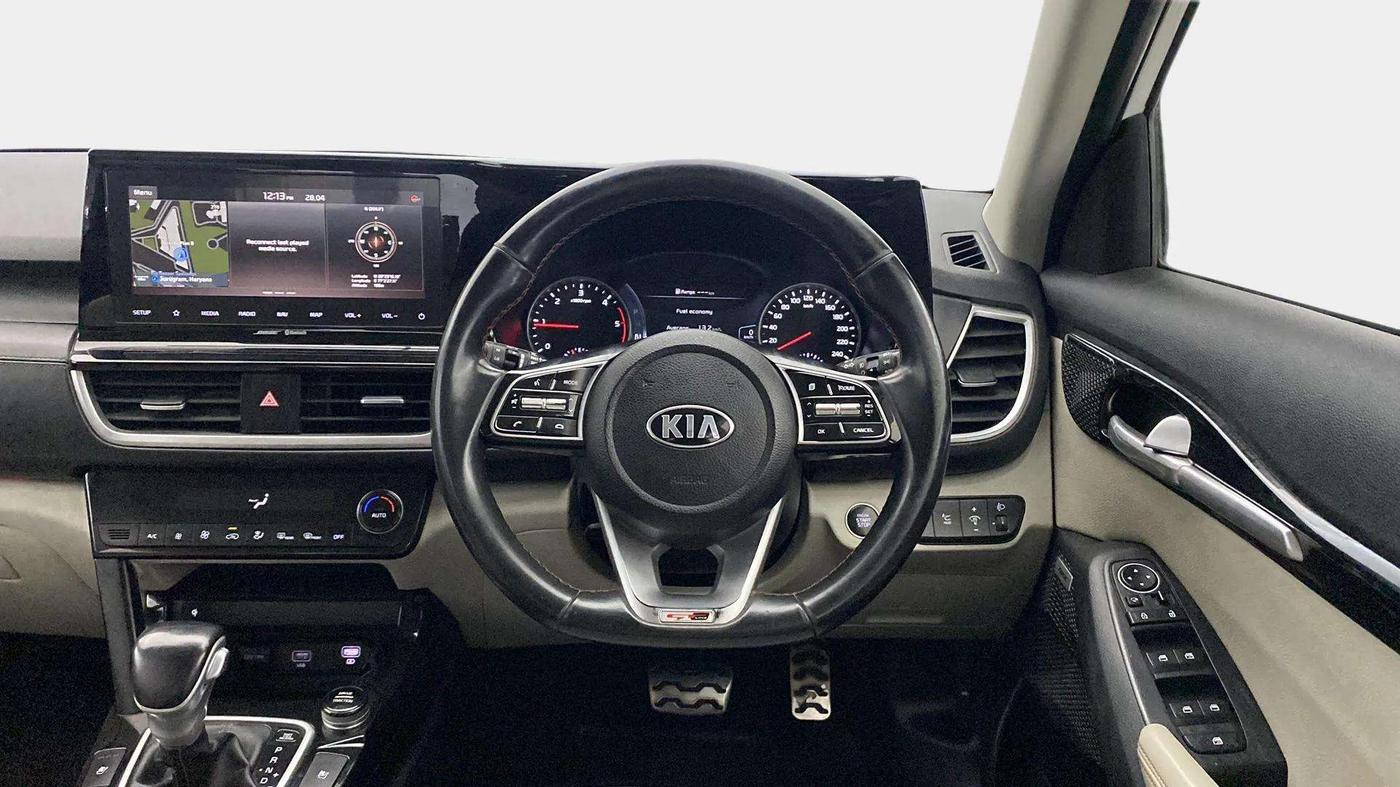 2020 KIA SELTOS GTX PLUS AT 1.5 DIESEL, Diesel, Automatic, 60,615 km, Steering Wheel Close Up