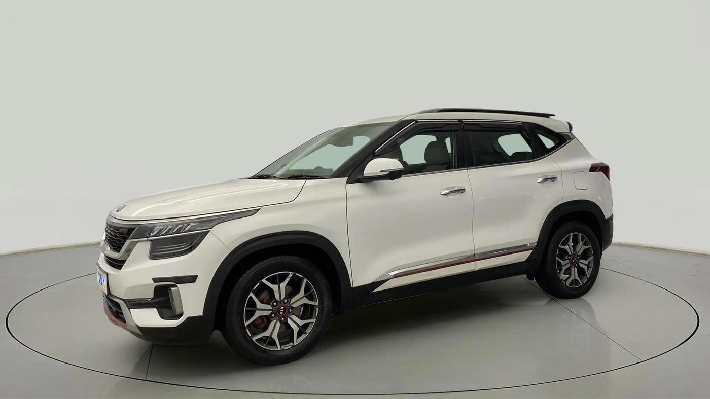 2020 KIA SELTOS GTX PLUS AT 1.5 DIESEL, Diesel, Automatic, 60,615 km, Left Front Diagonal