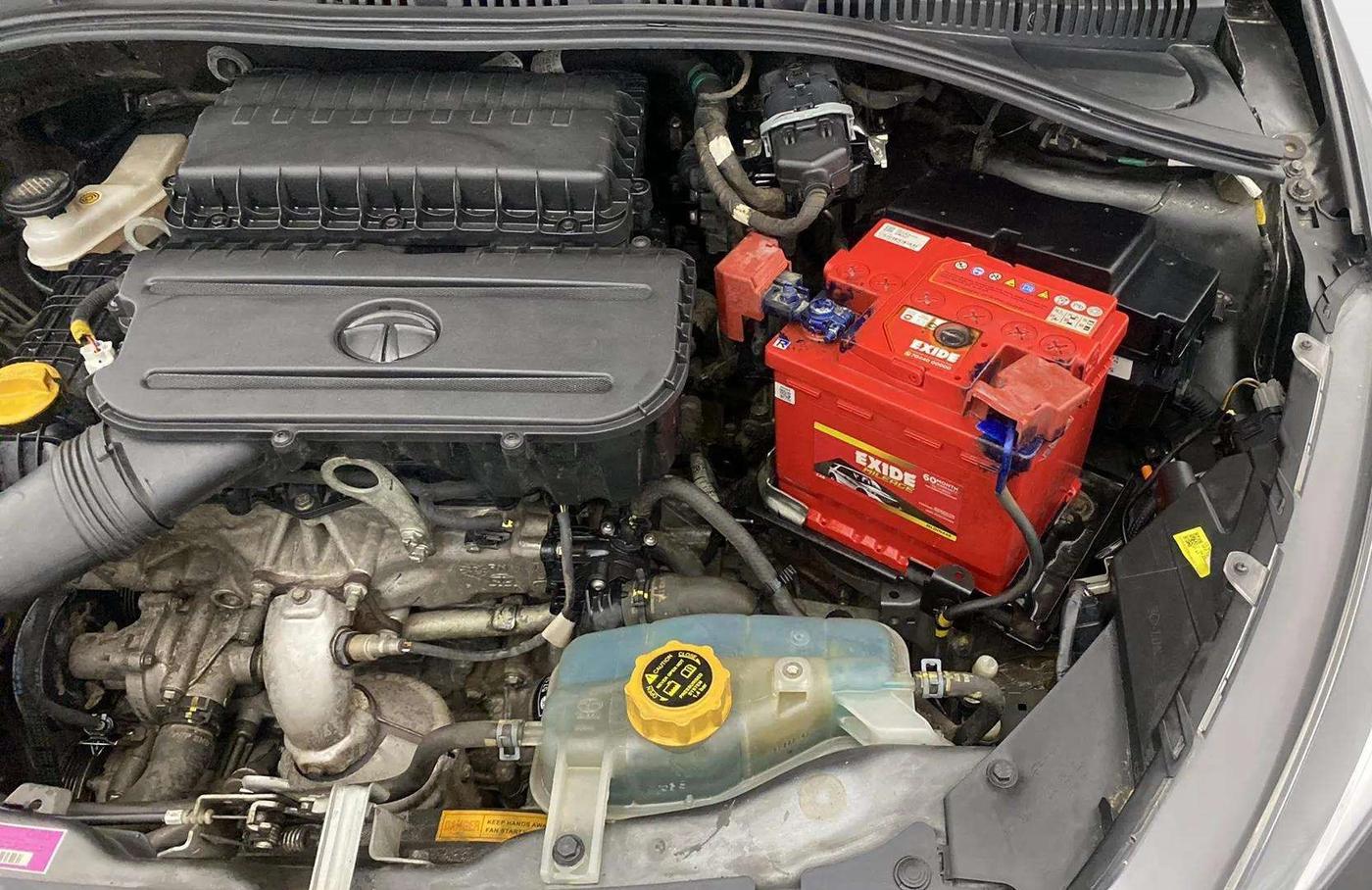 2022 Tata TIGOR XZ PLUS CNG, CNG, Manual, 74,711 km, Engine View - Left