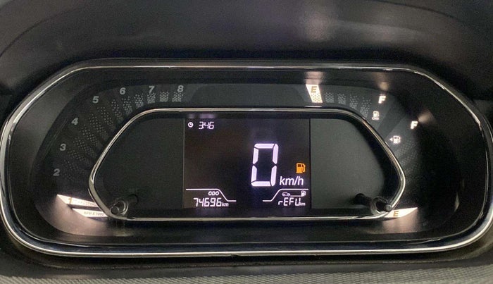 2022 Tata TIGOR XZ PLUS CNG, CNG, Manual, 74,703 km, Odometer Image