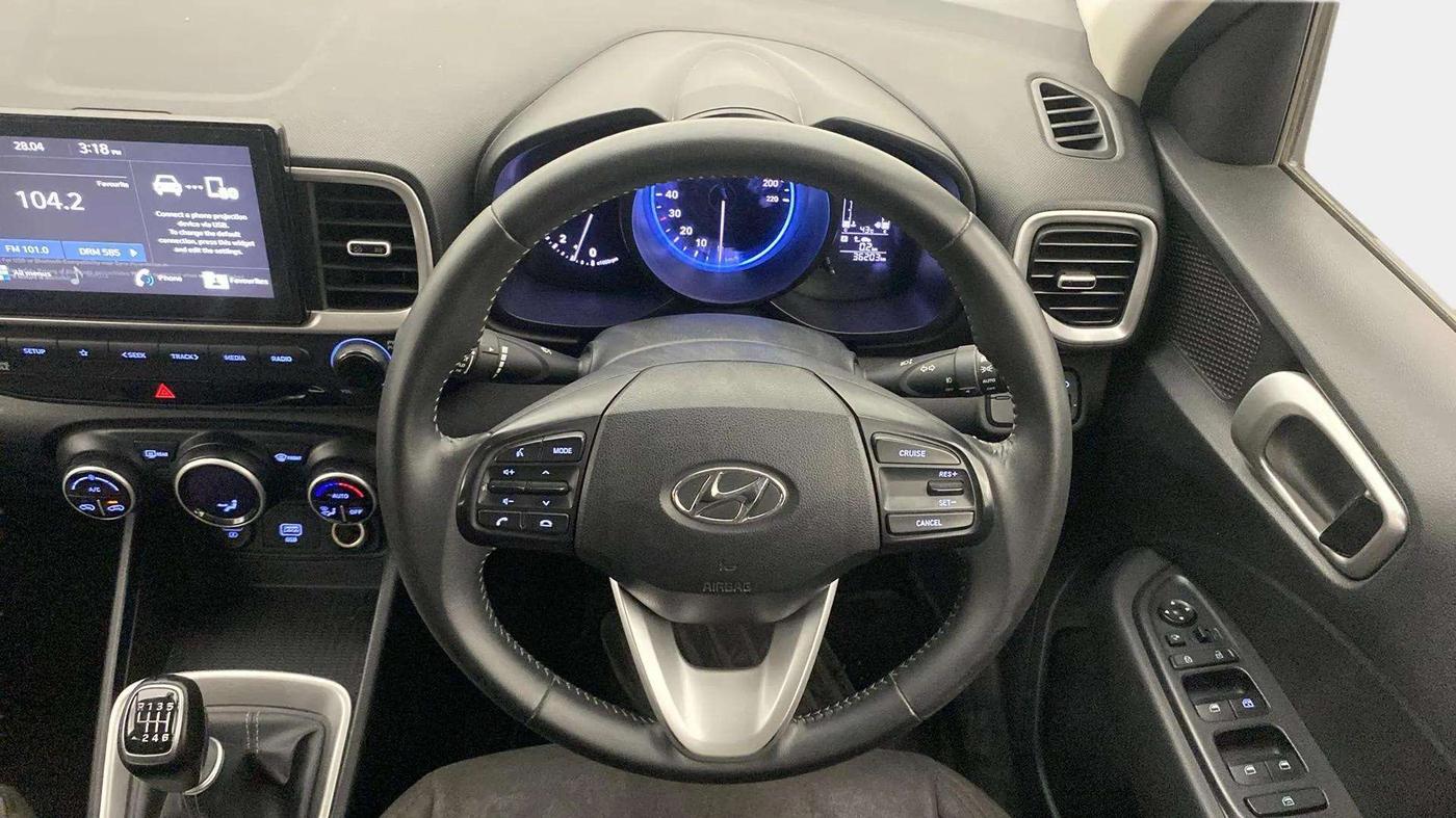 2019 Hyundai VENUE SX 1.0 TURBO, Petrol, Manual, 36,232 km, Steering Wheel Close Up