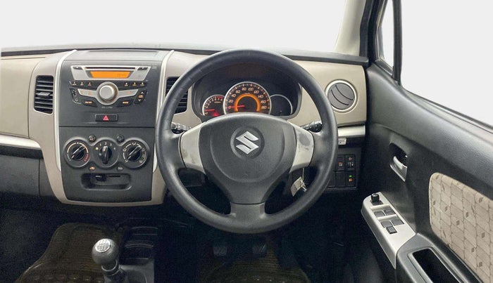 2013 Maruti Wagon R 1.0 VXI, Petrol, Manual, 92,399 km, Steering Wheel Close Up