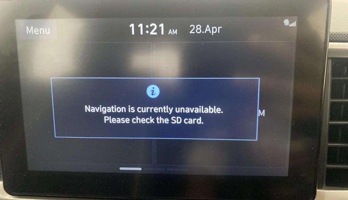 2019 Hyundai VENUE SX PLUS 1.0 TURBO DCT, Petrol, Automatic, 10,235 km, Infotainment system - GPS Card not working/missing