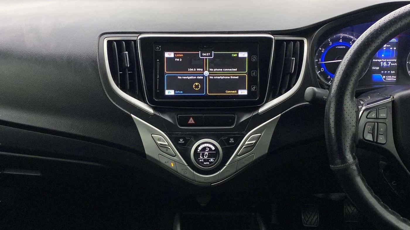 2018 Maruti Baleno ALPHA PETROL 1.2, Petrol, Manual, 76,649 km, Air Conditioner