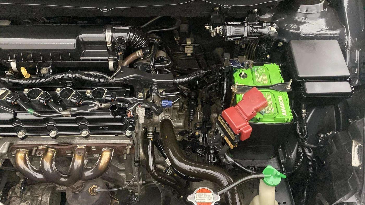2017 Maruti Baleno ZETA CVT PETROL 1.2, Petrol, Automatic, 52,592 km, Engine View - Left