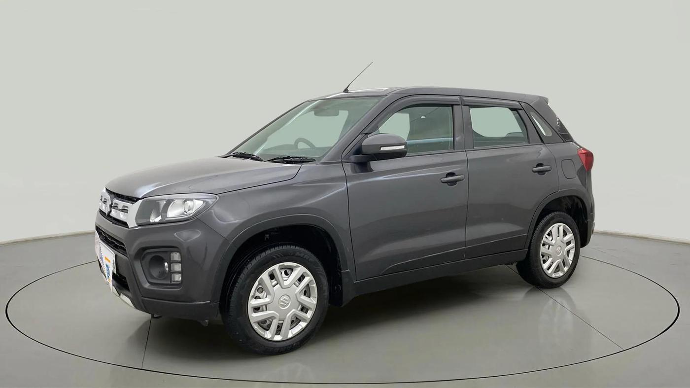 2021 Maruti Vitara Brezza LXI, Petrol, Manual, 27,313 km, Left Front Diagonal