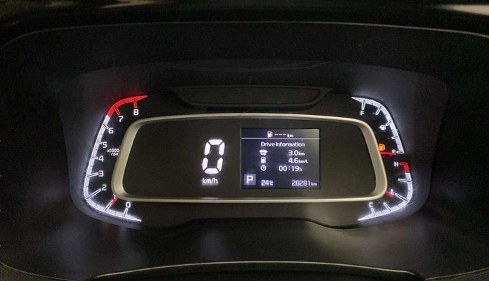 2021 KIA SONET HTK PLUS 1.0 DCT, Petrol, Automatic, 28,275 km, Odometer Image