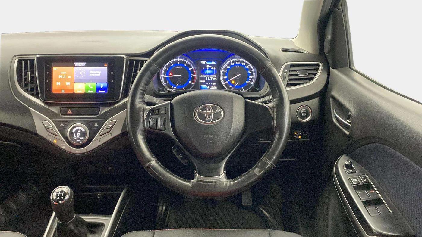 2019 Toyota Glanza G, CNG, Manual, 70,150 km, Steering Wheel Close Up