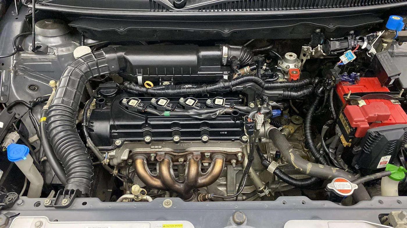 2019 Toyota Glanza G, CNG, Manual, 70,150 km, Engine View
