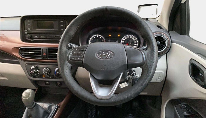 2022 Hyundai AURA S 1.2, Petrol, Manual, 17,605 km, Steering Wheel Close Up