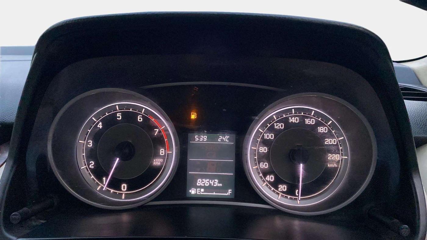 2019 Maruti Dzire ZXI PLUS, Petrol, Manual, 82,665 km, Odometer Image