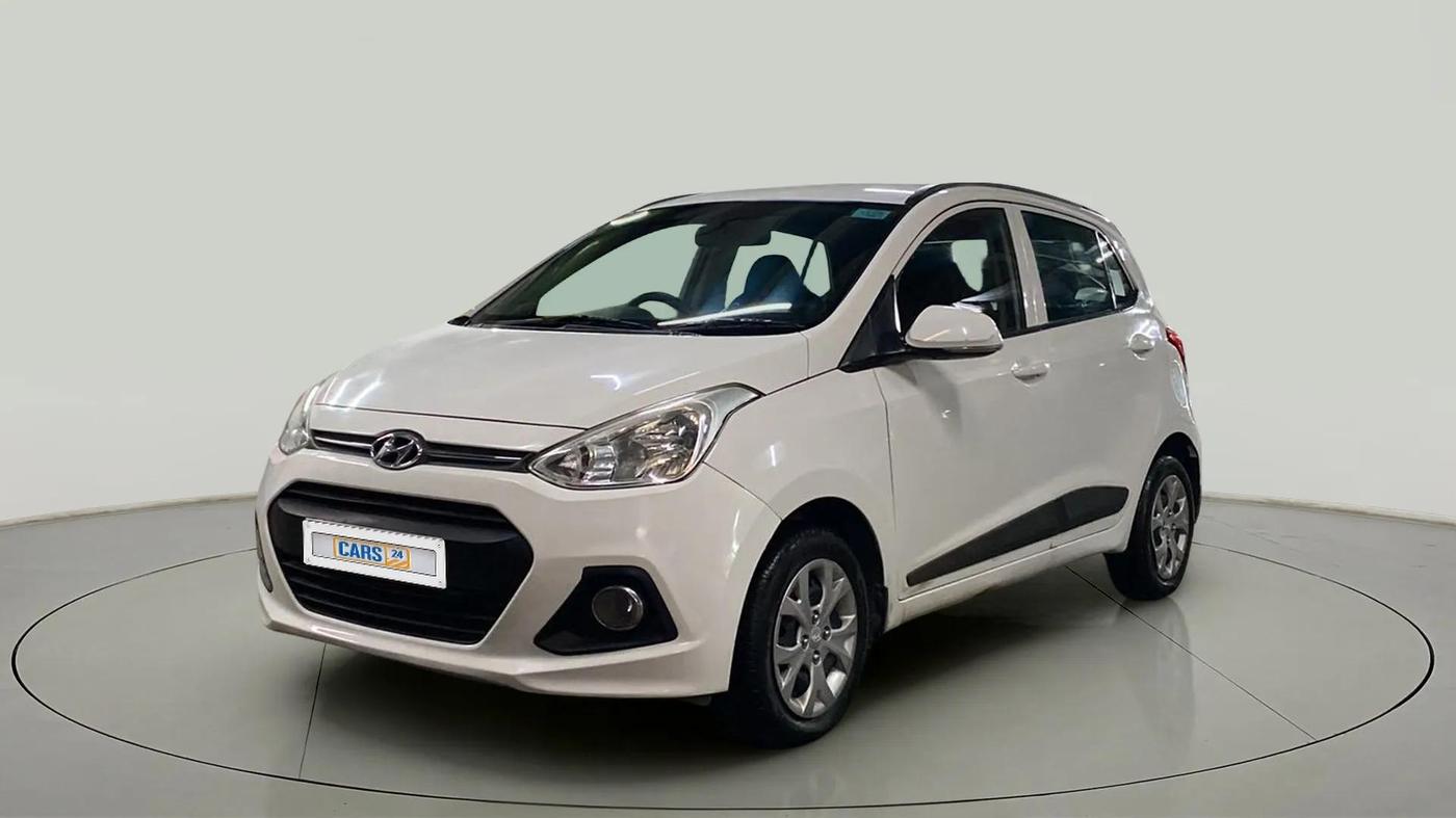 2016 Hyundai Grand i10 SPORTZ 1.2 KAPPA VTVT, Petrol, Manual, 68,485 km, Left Front Diagonal