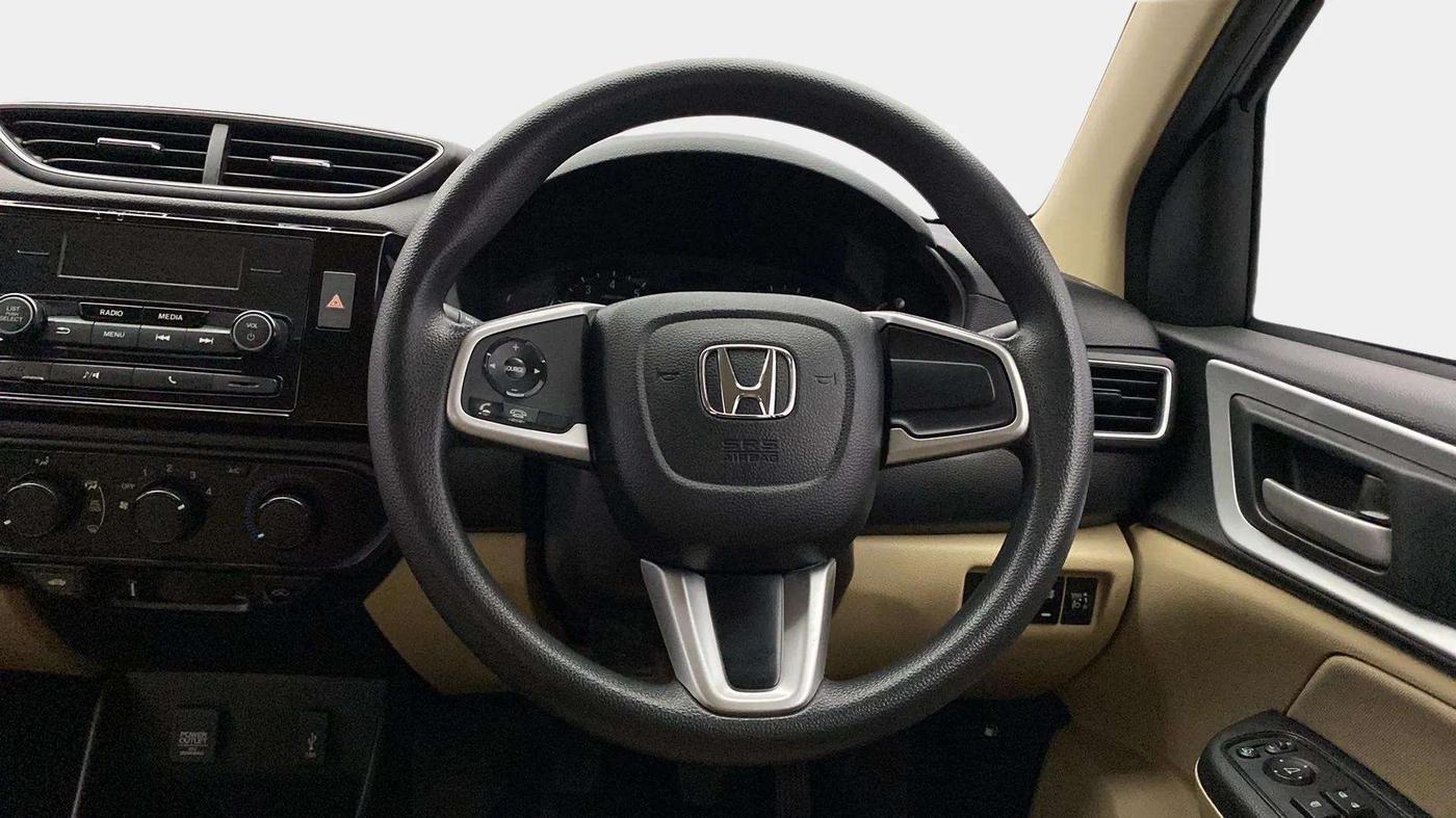 2021 Honda Amaze 1.2L I-VTEC S, Petrol, Manual, 21,417 km, Steering Wheel Close Up