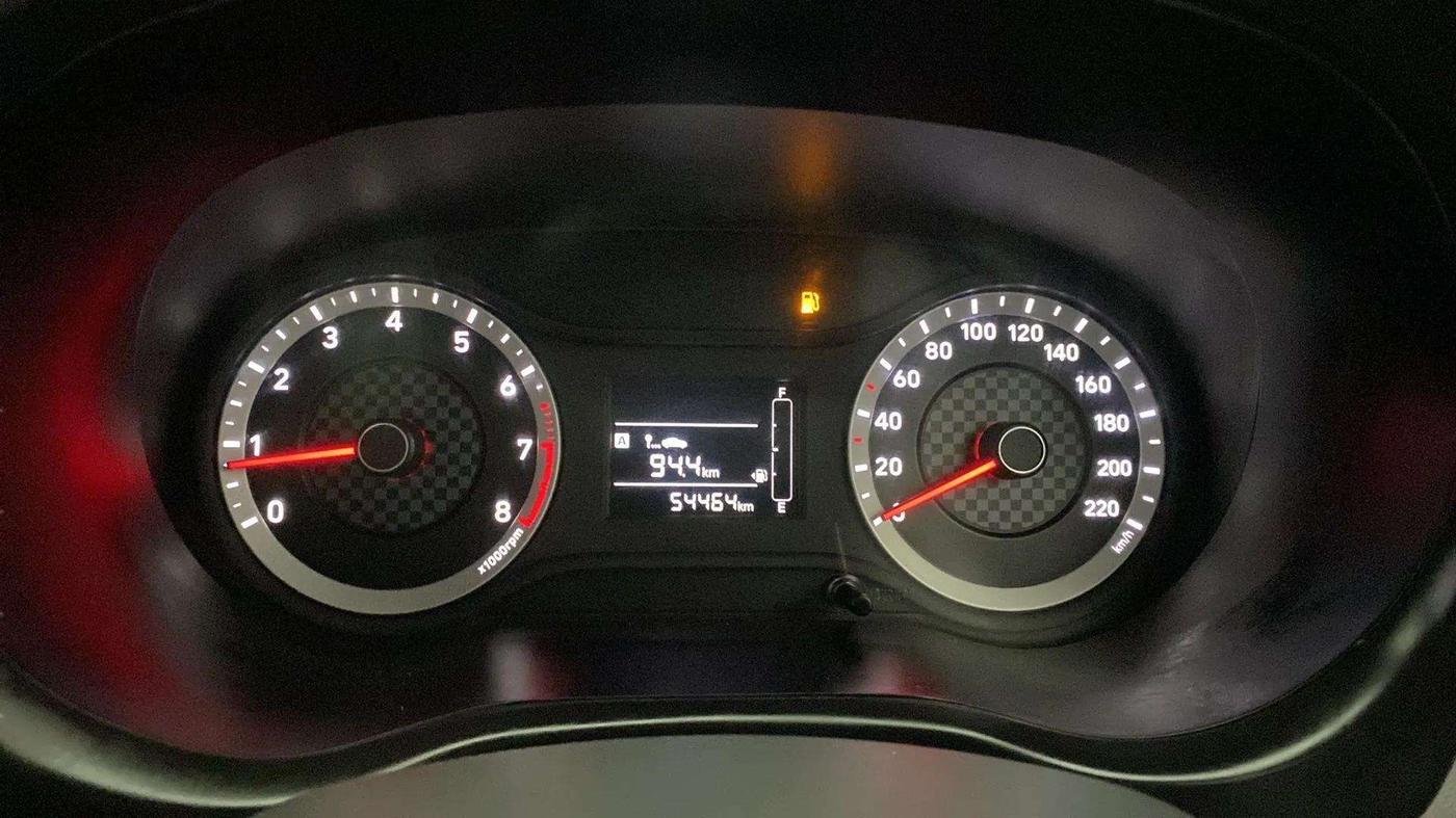 2020 Hyundai AURA S 1.2, Petrol, Manual, 54,446 km, Odometer Image
