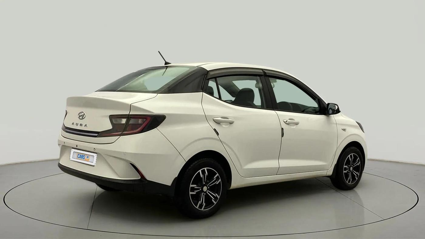2020 Hyundai AURA S 1.2, Petrol, Manual, 54,446 km, Right Back Diagonal